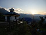 2 1 Sunrise Over Our Camp In Sheka I walked above our camp in Sheka (1350m) to watch the sunrise over a Hindu Shrine.
